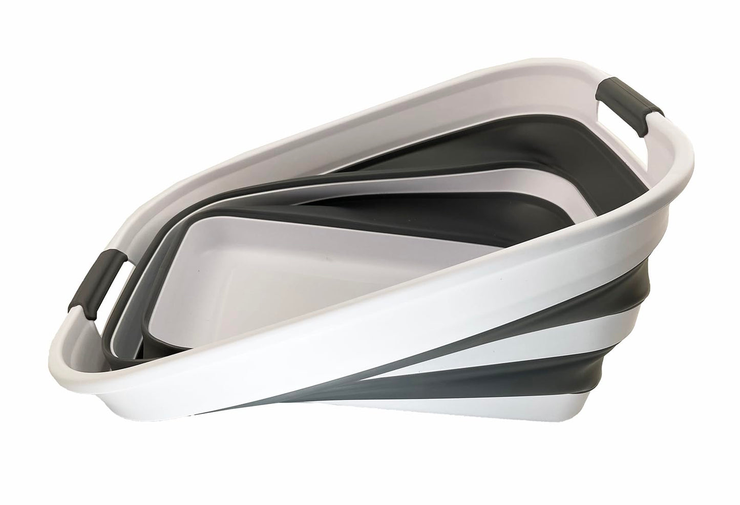 SAMMART 27L (7.1 Gallons) Collapsible Plastic Laundry Basket with Handle-Foldable Pop Up Storage Basket with handle