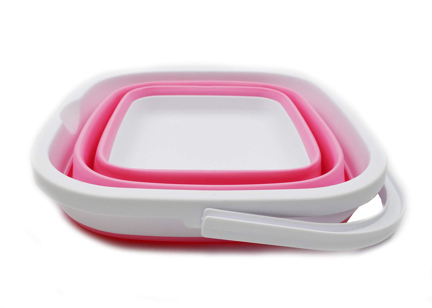 SAMMART 10L (2.6 Gallon) Collapsible Rectangular Handy Basket/Bucket