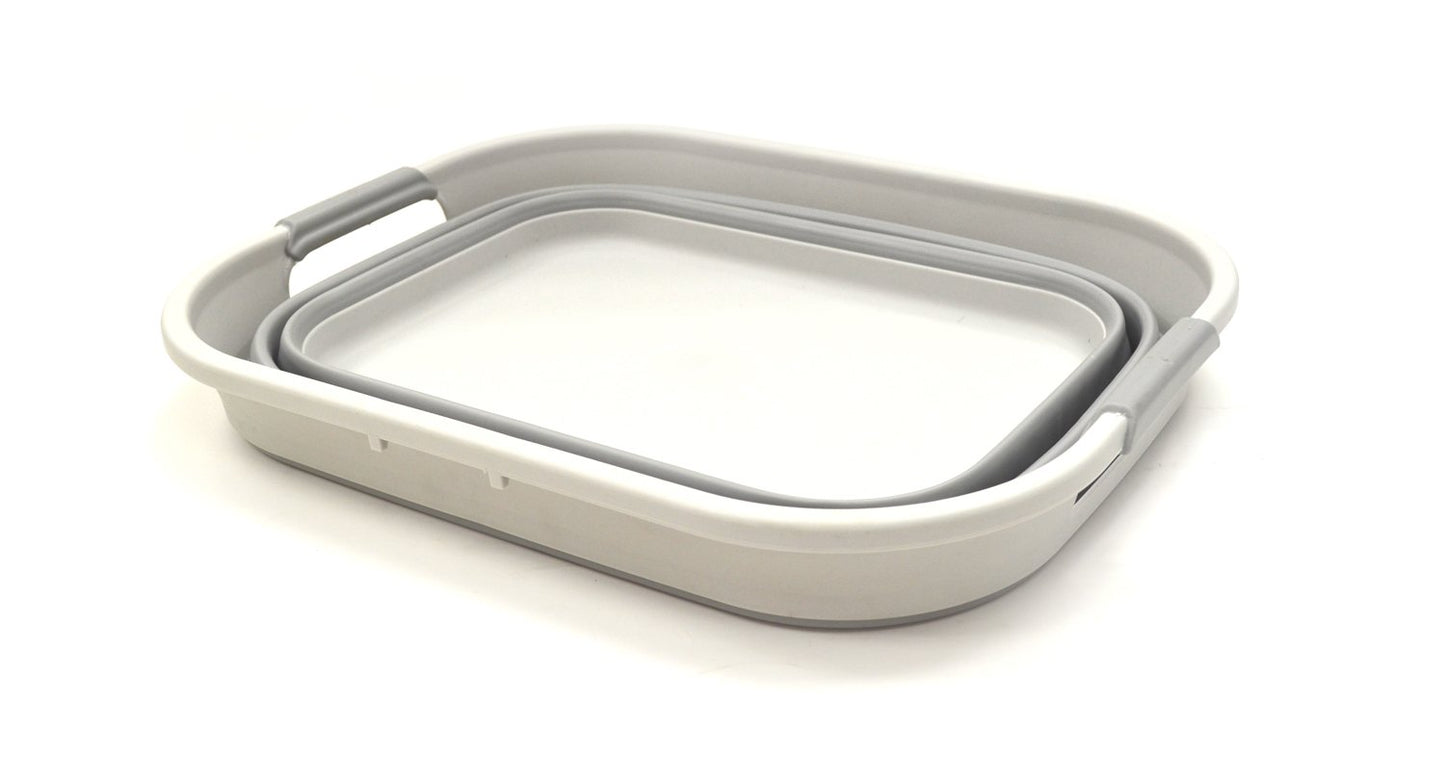 SAMMART 19.5L (5.15 Gallon) Collapsible Plastic Laundry Basket - Foldable Pop Up Storage Container/Organizer - Portable Washing Tub - Space Saving Hamper/Basket