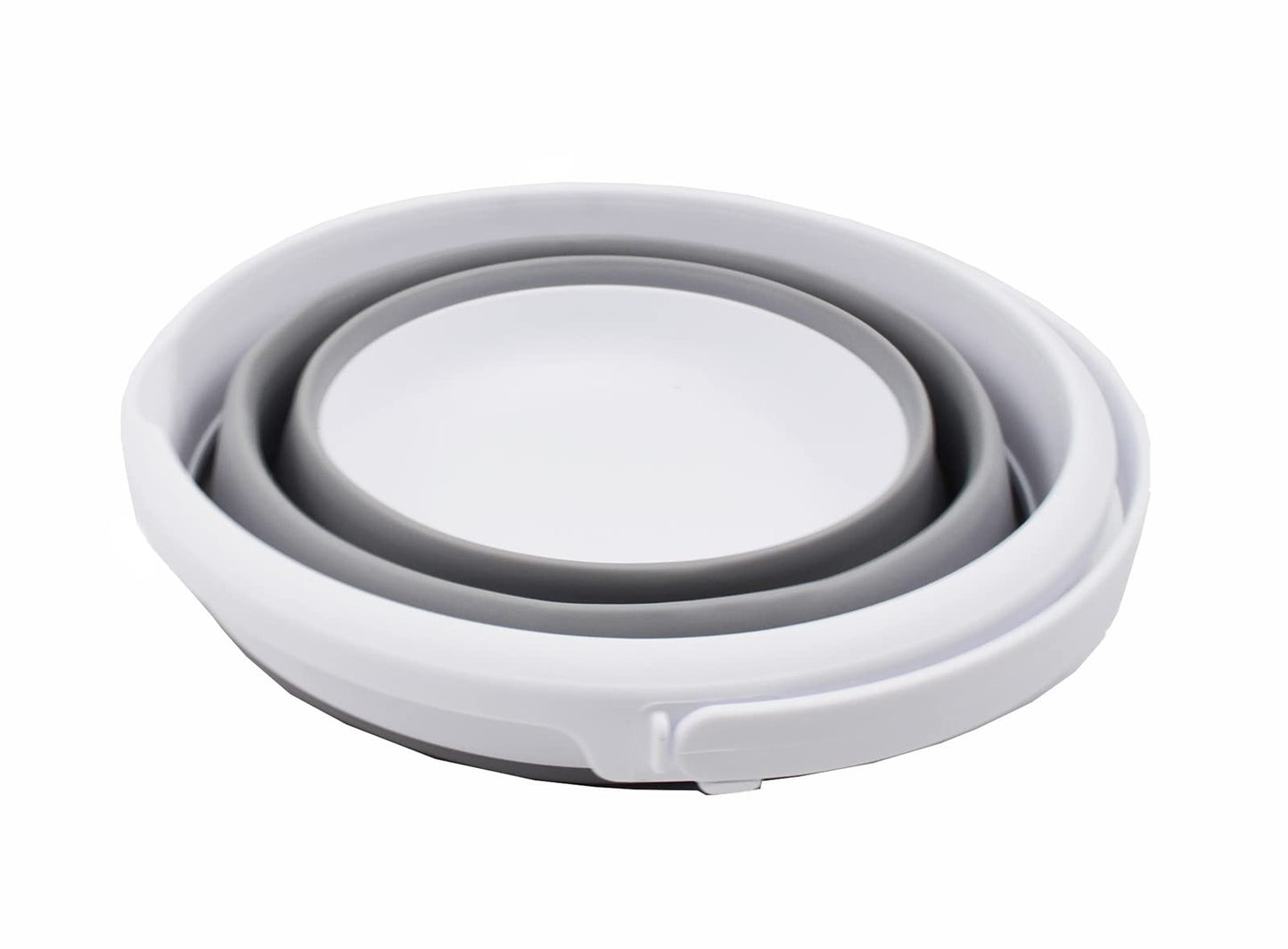 Collpasible Bucket (5.5L Collapsible Bucket (White/Grey))