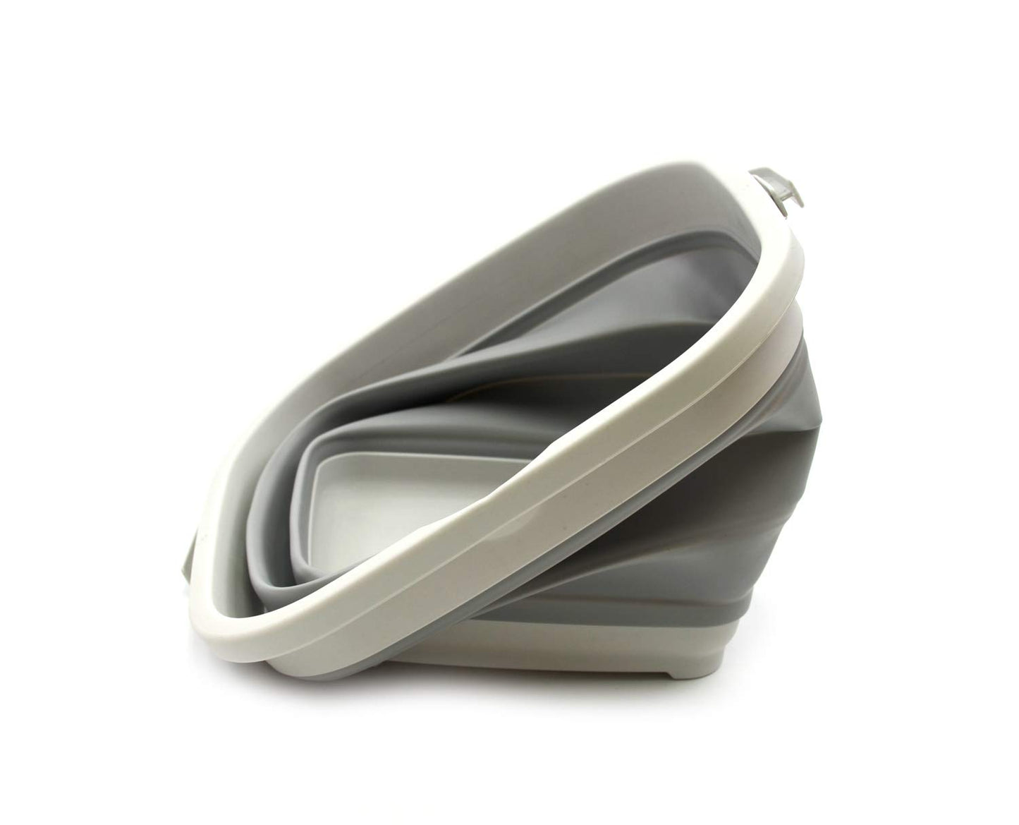 SAMMART 10L (2.6 Gallon) Collapsible Rectangular Handy Basket/Bucket