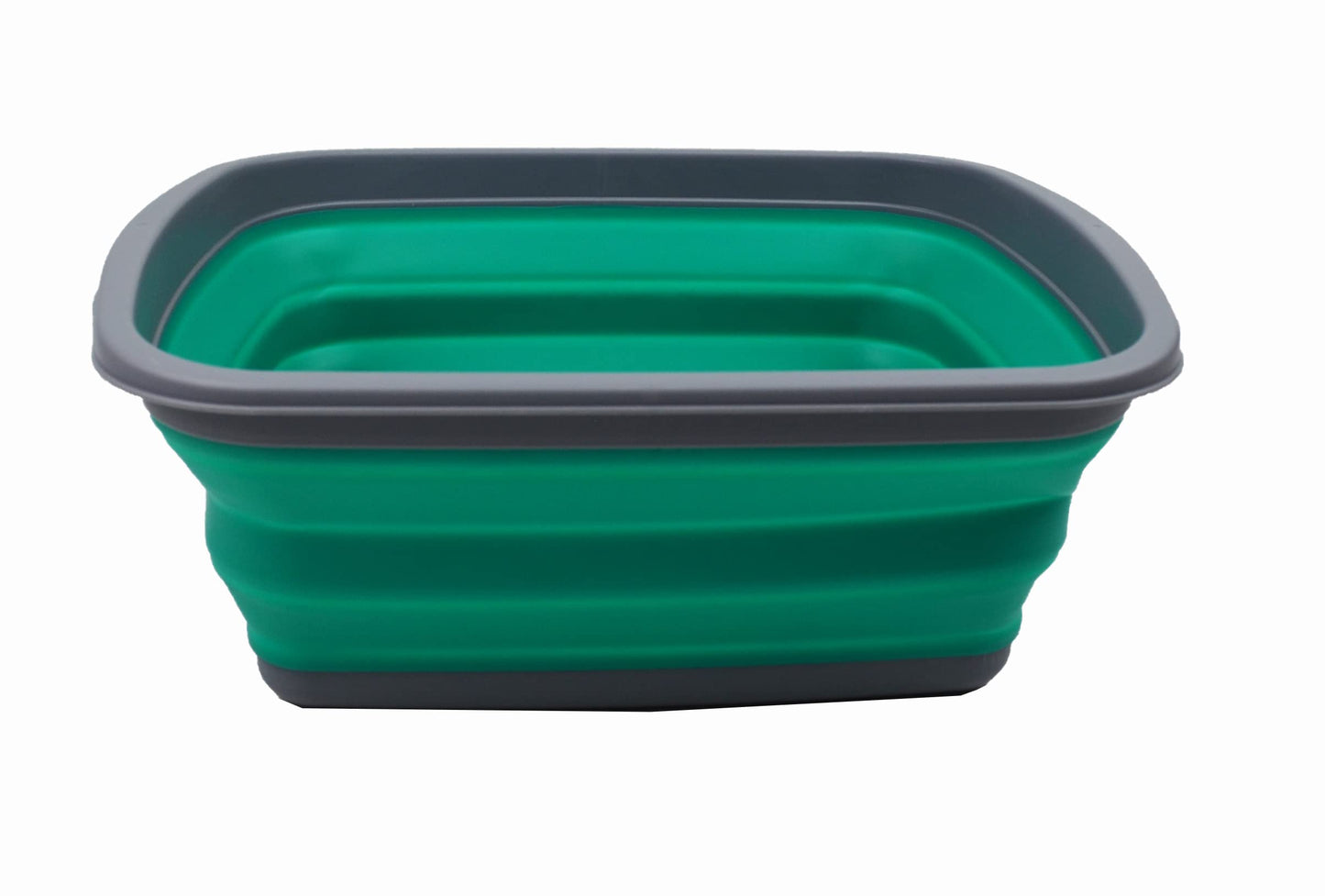SAMMART 10L (2.6 Gallons) Collapsible Tub - Foldable Dish Tub - Portable Washing Basin - Space Saving Plastic Washtub