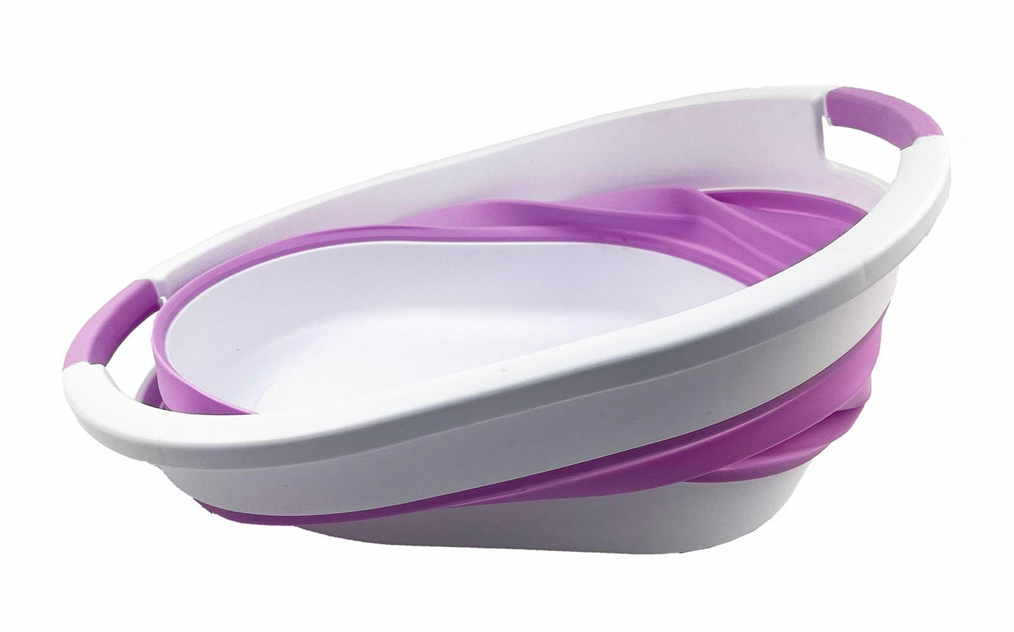 SAMMART 23L (6 gallon) Collapsible Plastic Laundry Basket - Foldable Pop Up Storage Container/Organizer - Portable Washing Tub - Space Saving Hamper/Basket