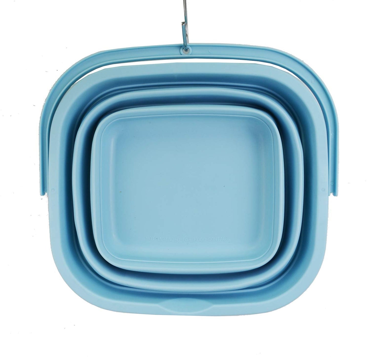 SAMMART 10L (2.6 Gallon) Collapsible Rectangular Handy Basket/Bucket