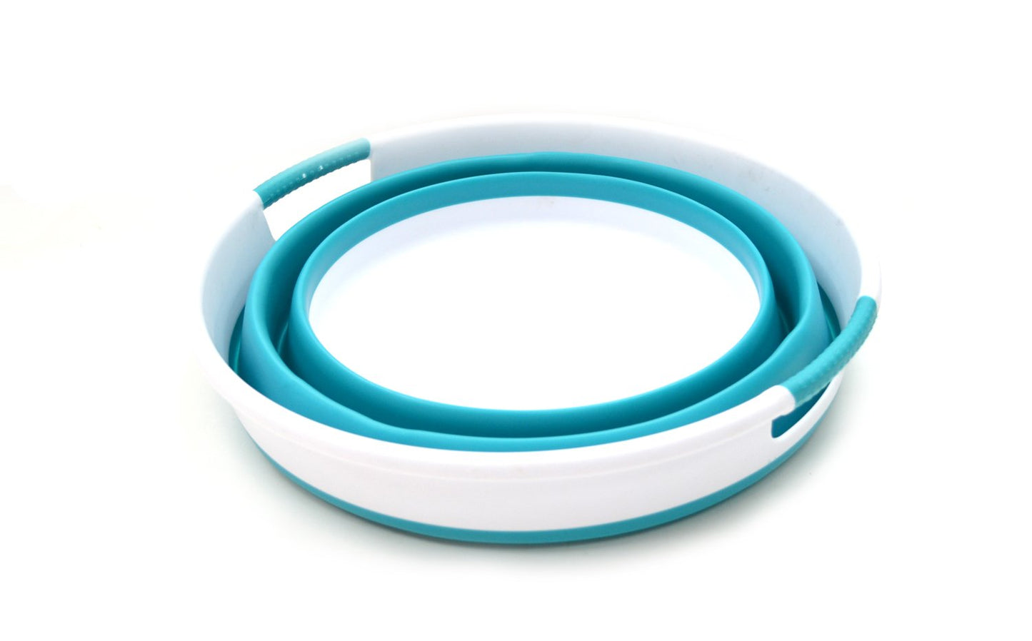 SAMMART 13L(3.4 gallon) Collapsible Round Tub-Foldable Storage Container/Organizer-Portable Washing Bin-Space Saving Laundry Hamper/Basket-Collapsible Washing-up Bucket,Water capacity 10L(2.64 gallon)