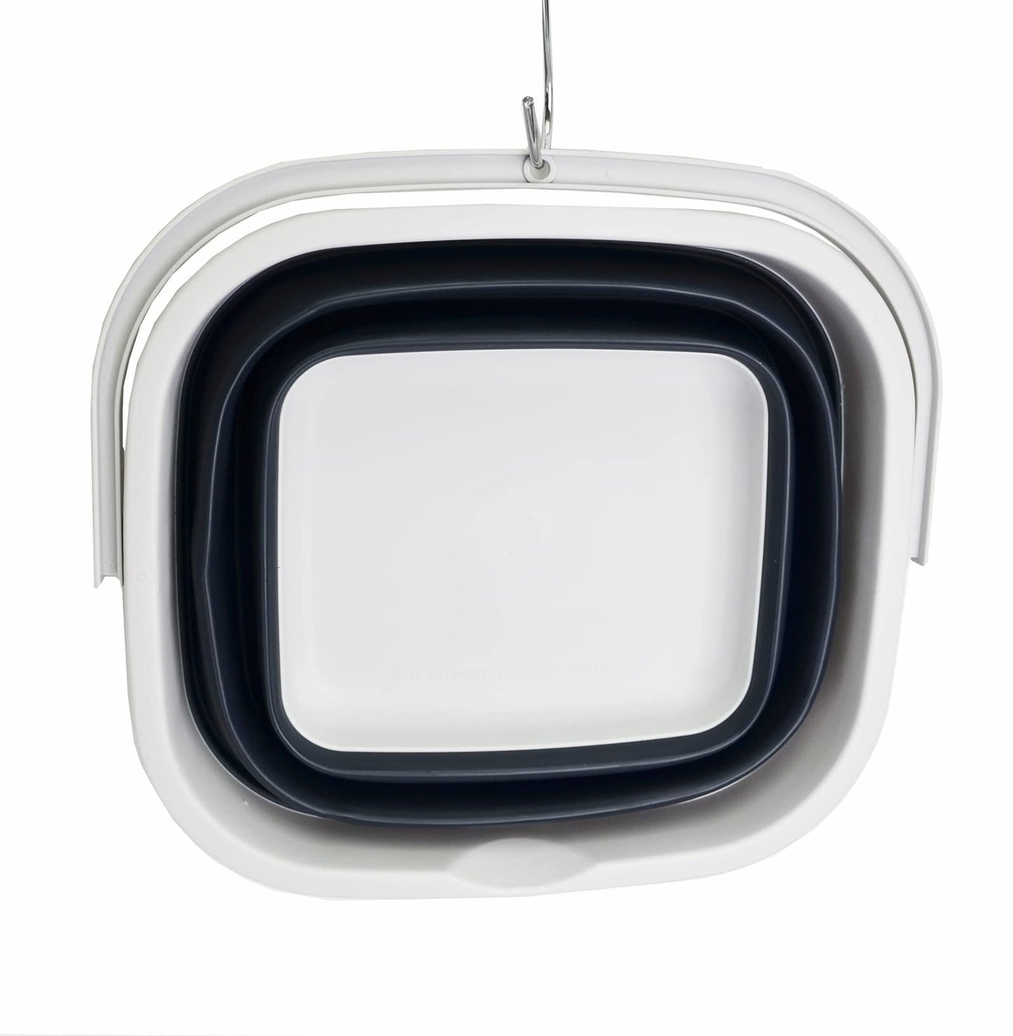 SAMMART 10L (2.6 Gallon) Collapsible Rectangular Handy Basket/Bucket