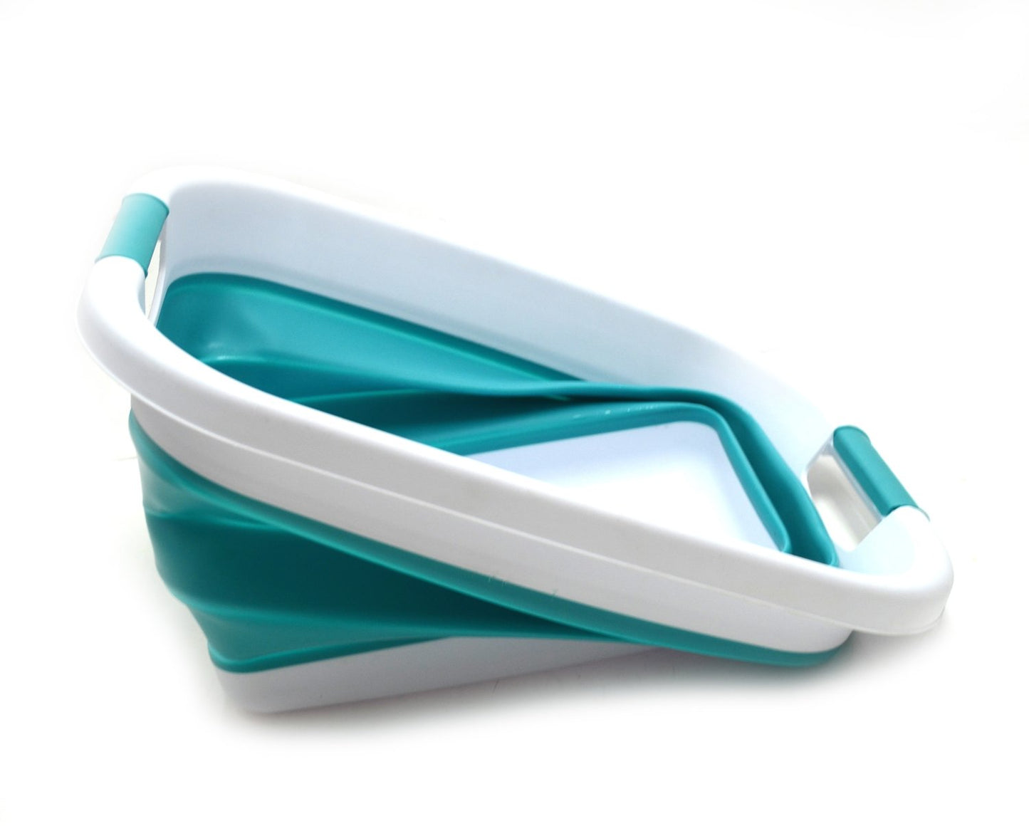 SAMMART Set of 2-21L(5.5 gallon) Collapsible Laundry Basket/Tub-Foldable Storage Container-Portable Washing Bin - Space Saving Hamper, Water capacity: 17L (4.4 gallon)