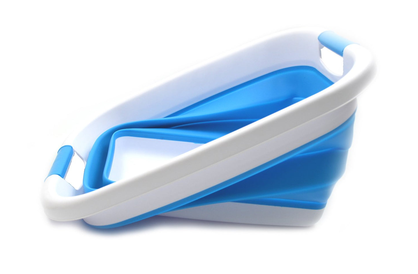 SAMMART Set of 2-21L(5.5 gallon) Collapsible Laundry Basket/Tub-Foldable Storage Container-Portable Washing Bin - Space Saving Hamper, Water capacity: 17L (4.4 gallon)