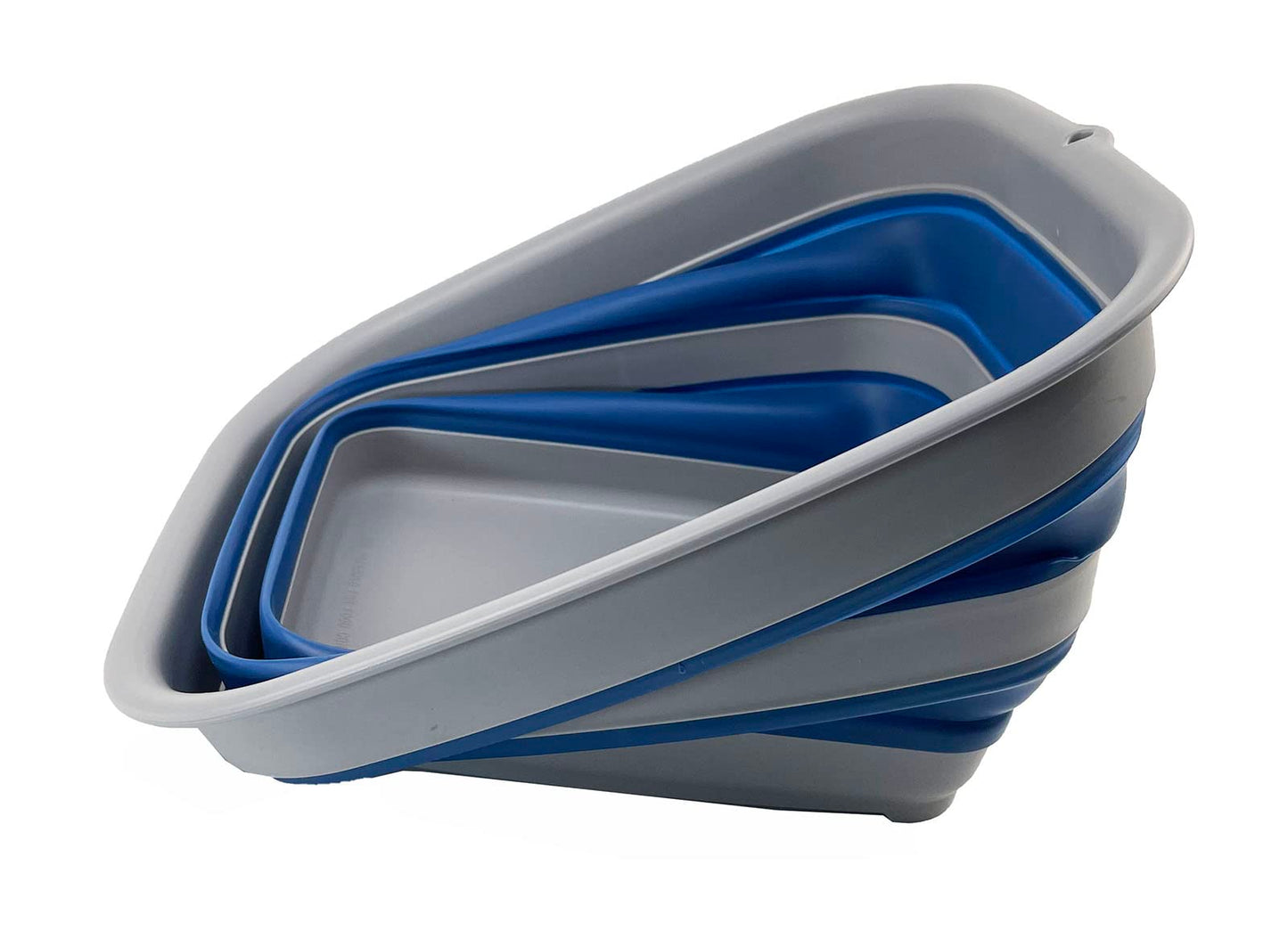 Collpasible Item (15L Collapsible Rectangular Tub (Grey/Mist Blue))