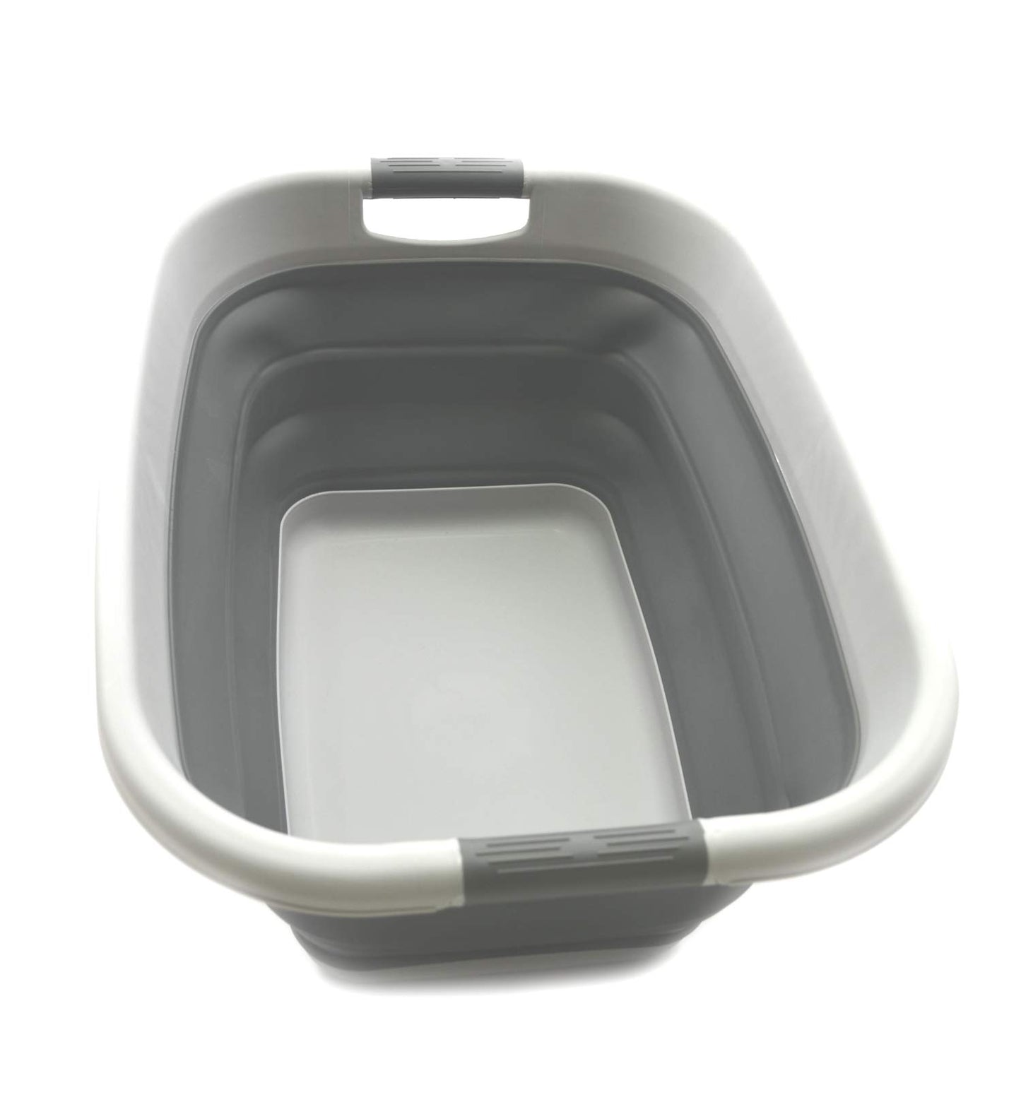 SAMMART 31L (8.1 gallon) Collapsible Plastic Laundry Basket-Pop Up Storage Container - Portable Washing Tub - Space Saving Hamper/Basket, Water capacity: 23L (6 gallon)