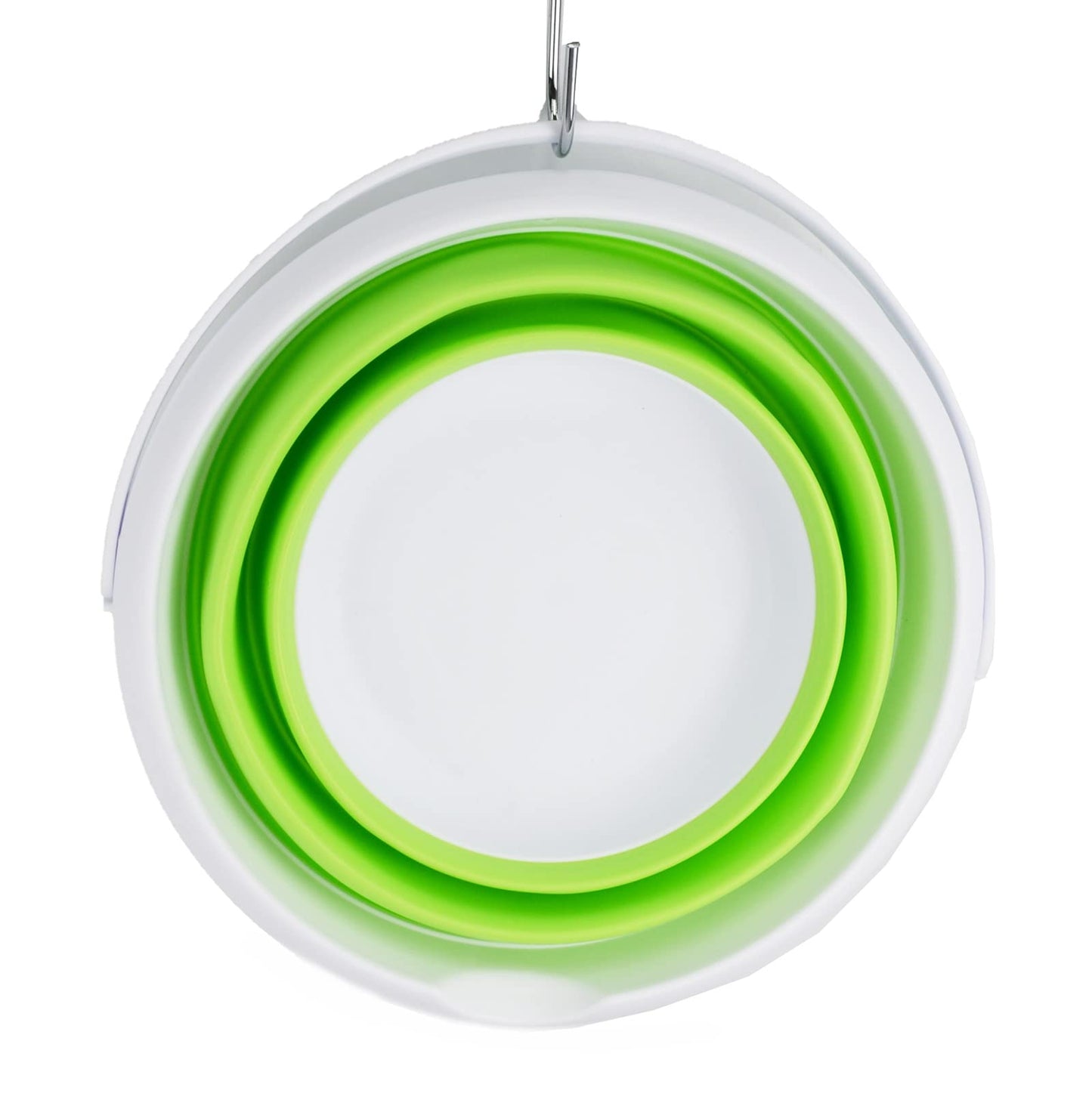 SAMMART 8.5L (2.2 Gallon) Collapsible Plastic Bucket - Foldable Round Tub - Portable Fishing Water Pail - Space Saving Outdoor Waterpot. Size 31cm Dia