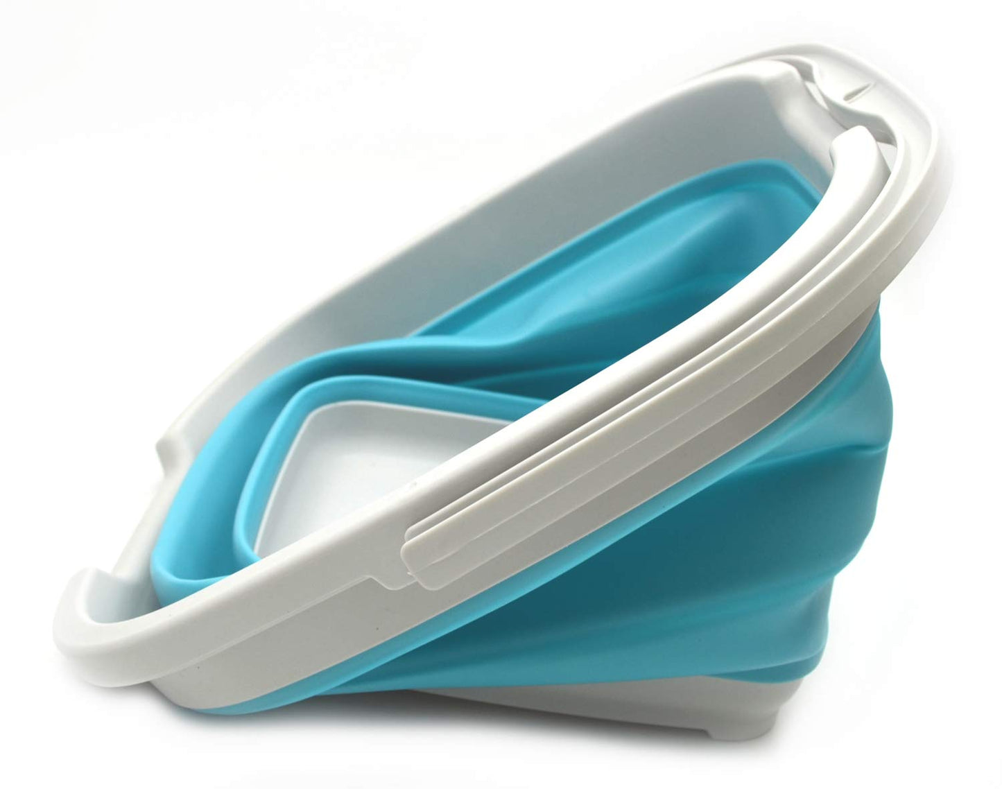 SAMMART 10L (2.6 Gallon) Collapsible Rectangular Handy Basket/Bucket