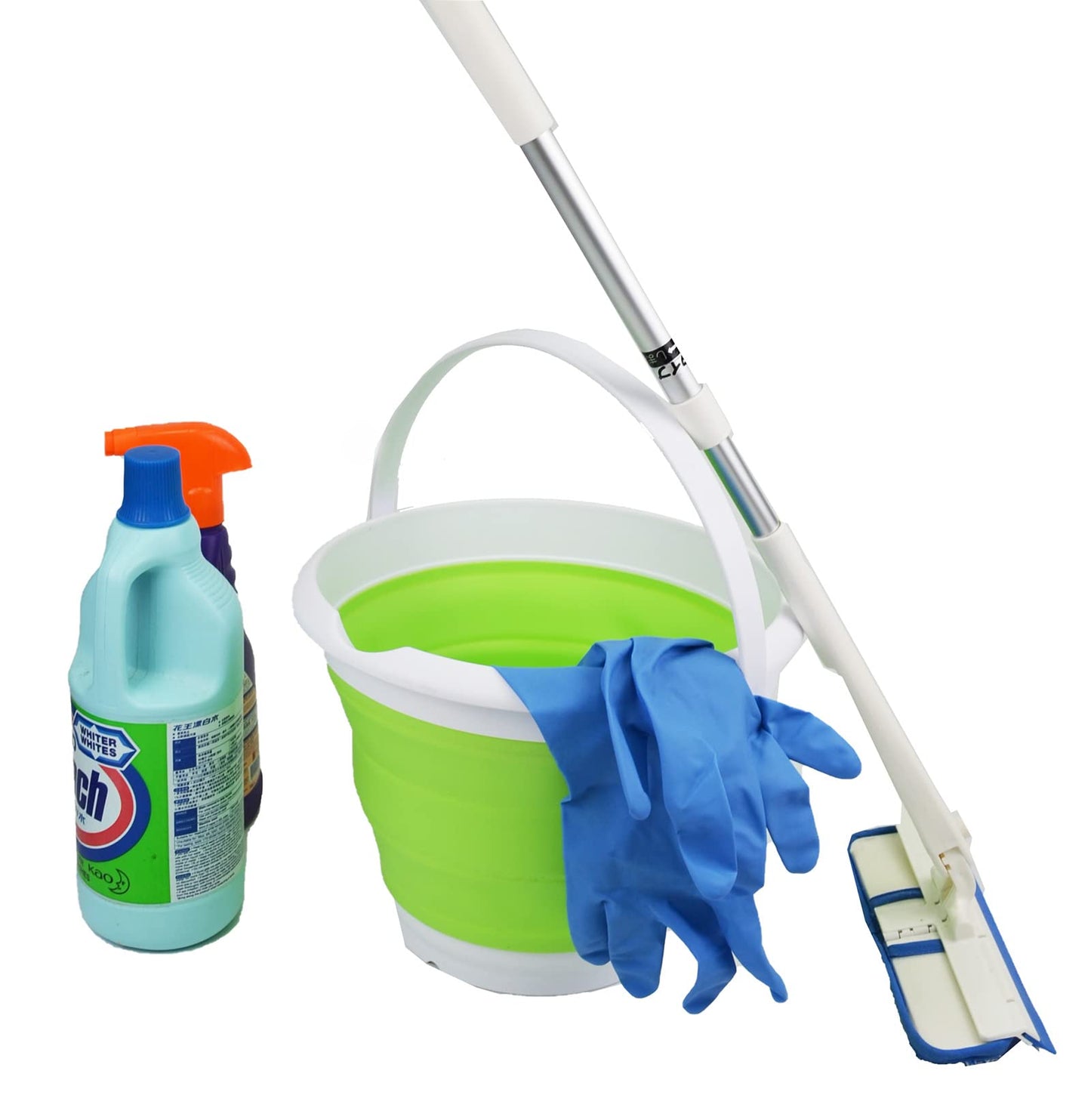 SAMMART 8.5L (2.2 Gallon) Collapsible Plastic Bucket - Foldable Round Tub - Portable Fishing Water Pail - Space Saving Outdoor Waterpot. Size 31cm Dia