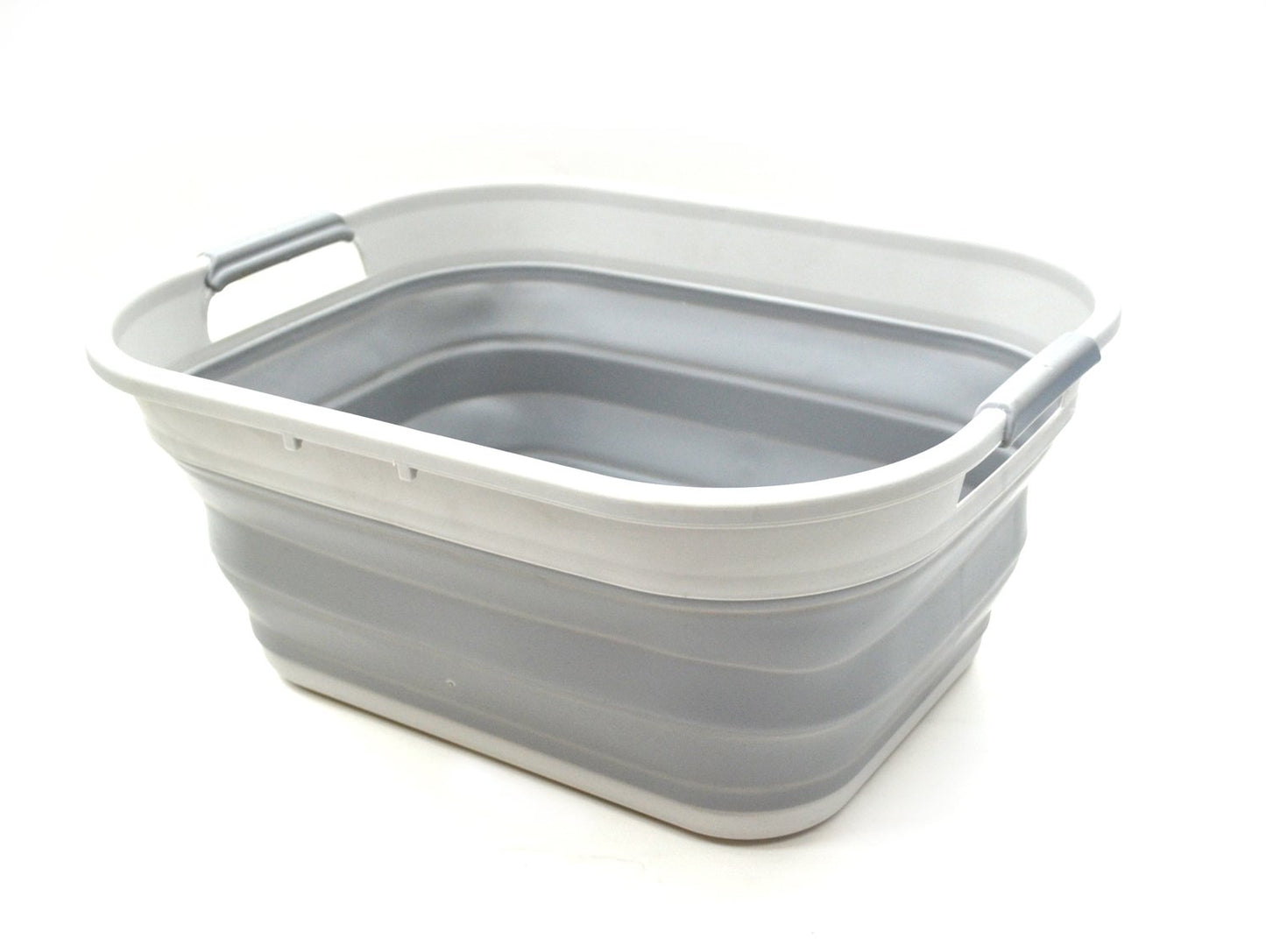 SAMMART 19.5L (5.15 Gallon) Collapsible Plastic Laundry Basket - Foldable Pop Up Storage Container/Organizer - Portable Washing Tub - Space Saving Hamper/Basket