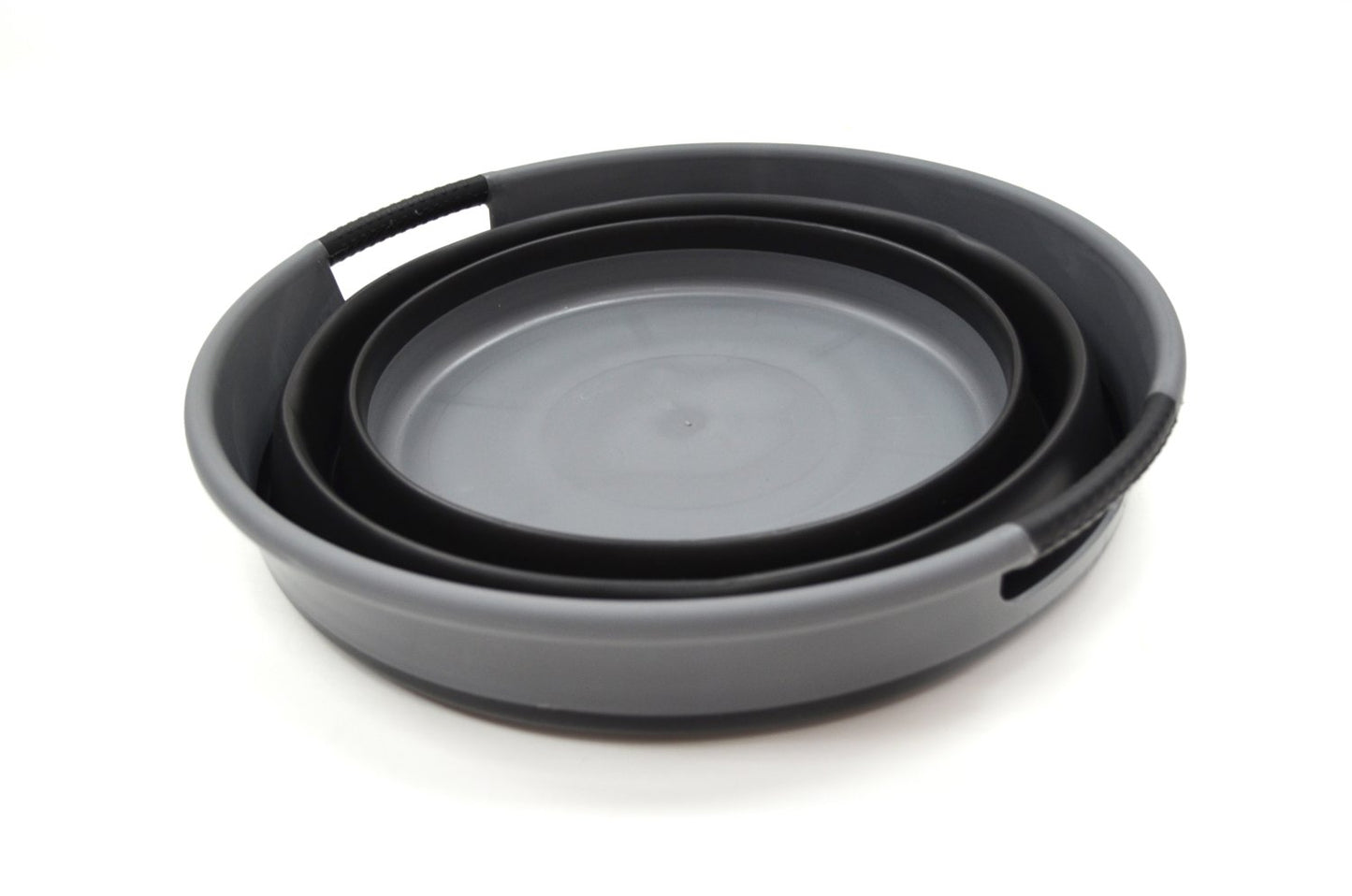 SAMMART 13L(3.4 gallon) Collapsible Round Tub-Foldable Storage Container/Organizer-Portable Washing Bin-Space Saving Laundry Hamper/Basket-Collapsible Washing-up Bucket,Water capacity 10L(2.64 gallon)