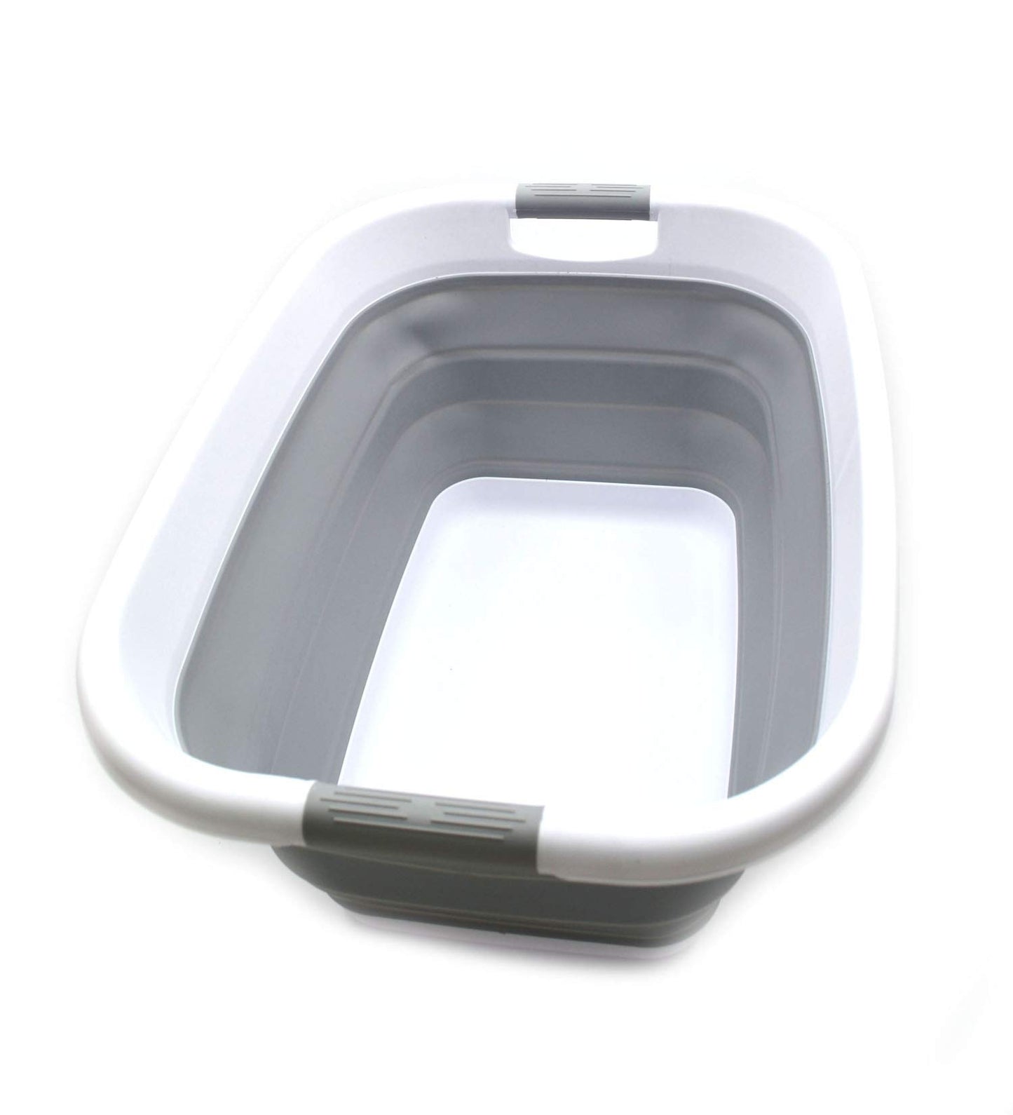 SAMMART 31L (8.1 gallon) Collapsible Plastic Laundry Basket-Pop Up Storage Container - Portable Washing Tub - Space Saving Hamper/Basket, Water capacity: 23L (6 gallon)