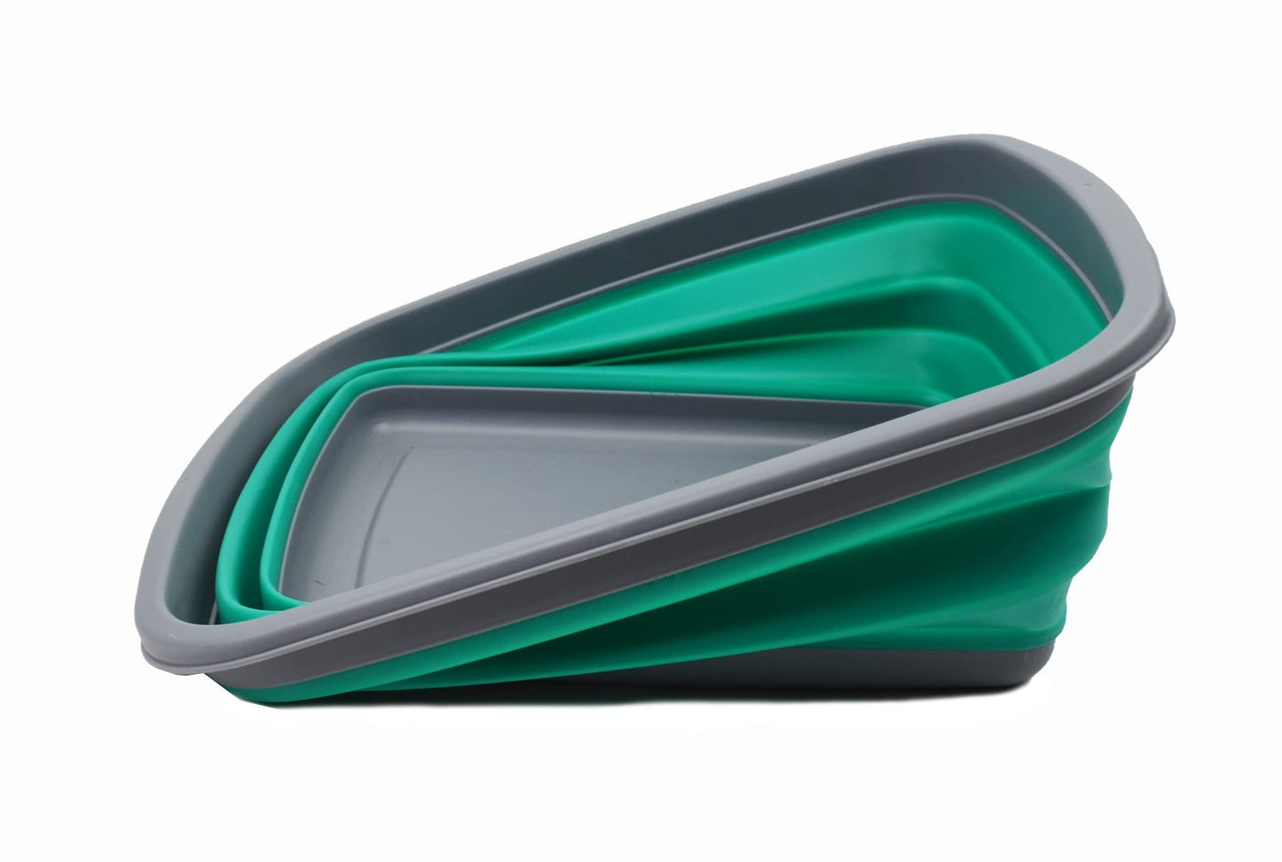 SAMMART 10L (2.6 Gallons) Collapsible Tub - Foldable Dish Tub - Portable Washing Basin - Space Saving Plastic Washtub