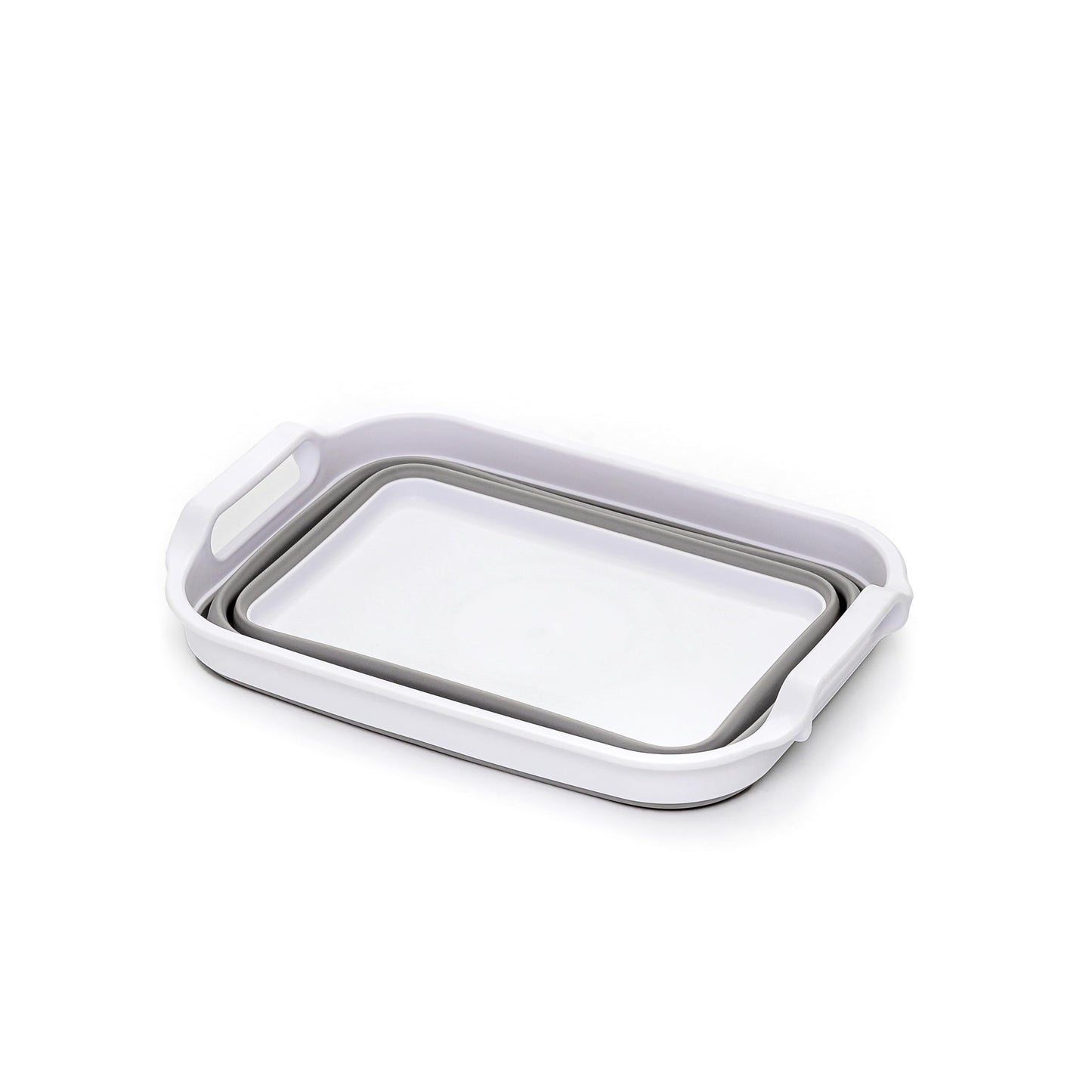 SAMMART Collapsible Tub - Foldable Dish Tub - Portable Washing Basin - Space Saving Plastic Washtub