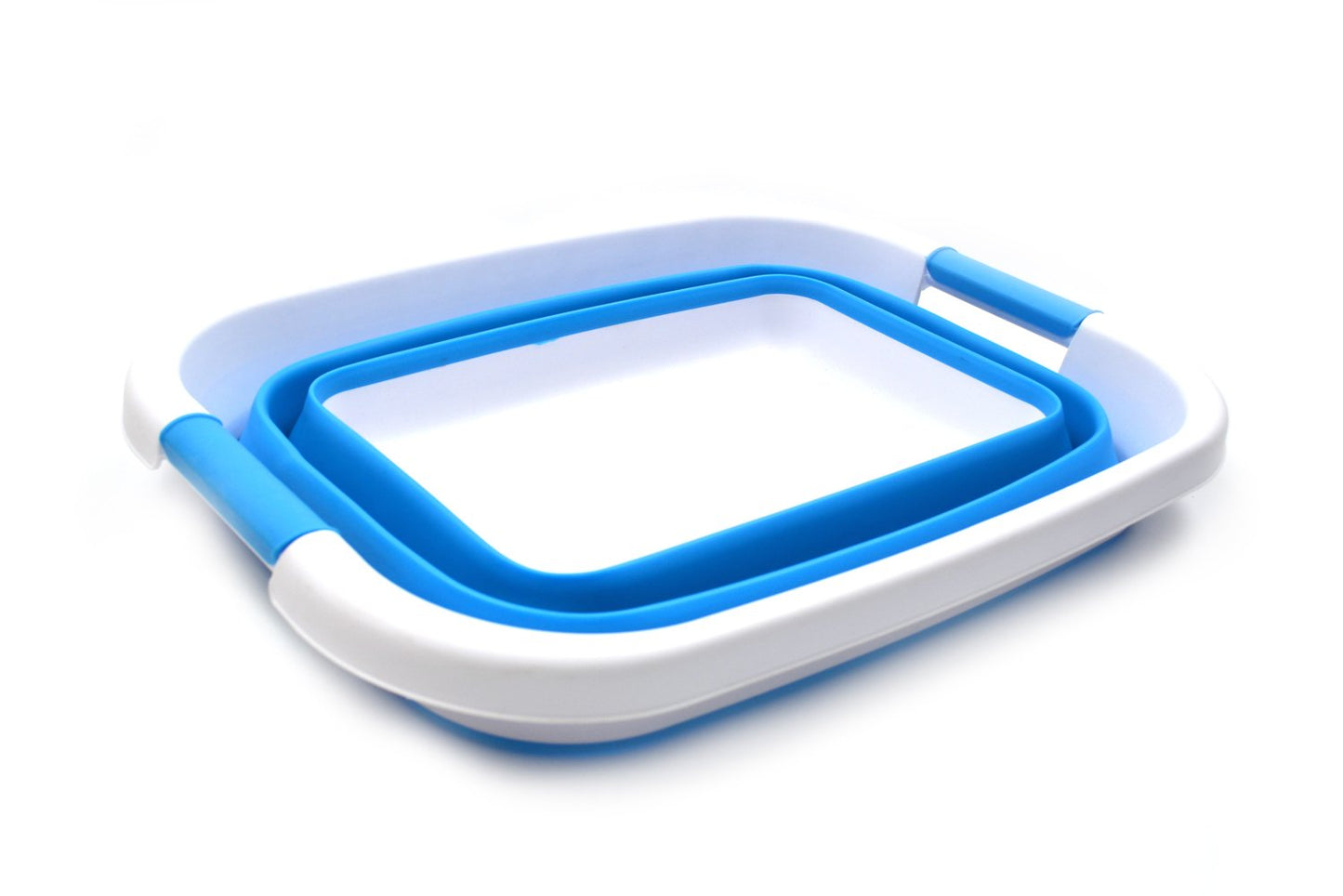 SAMMART 25L (6.6 gallon) Collapsible Laundry Basket/Tub - Foldable Storage Container/Organizer - Portable Washing Bin - Space Saving Hamper, Water capacity: 19L (5 gallon)