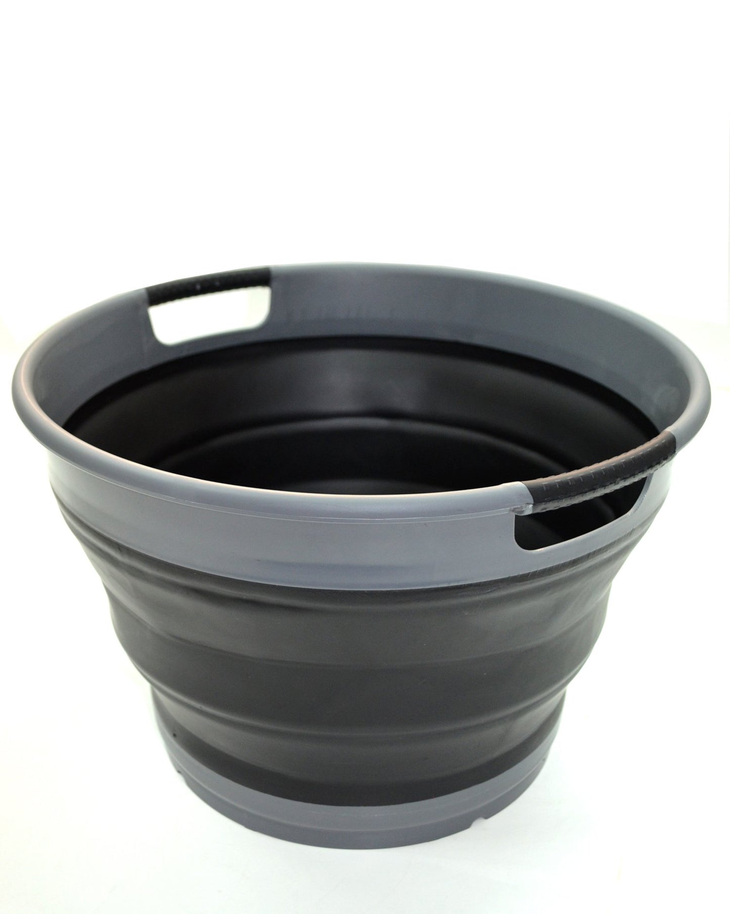 SAMMART 13L(3.4 gallon) Collapsible Round Tub-Foldable Storage Container/Organizer-Portable Washing Bin-Space Saving Laundry Hamper/Basket-Collapsible Washing-up Bucket,Water capacity 10L(2.64 gallon)