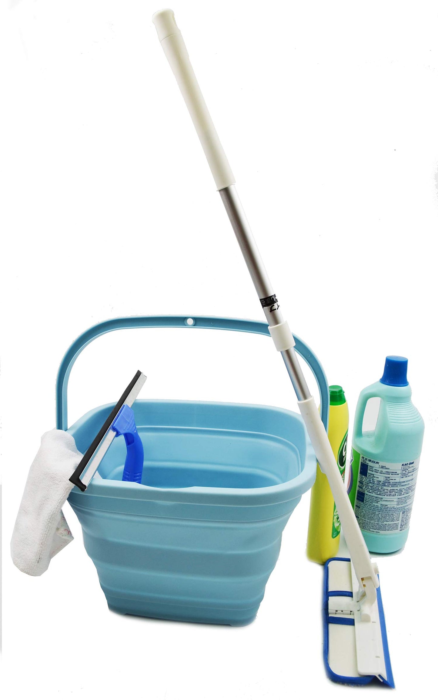 SAMMART 10L (2.6 Gallon) Collapsible Rectangular Handy Basket/Bucket