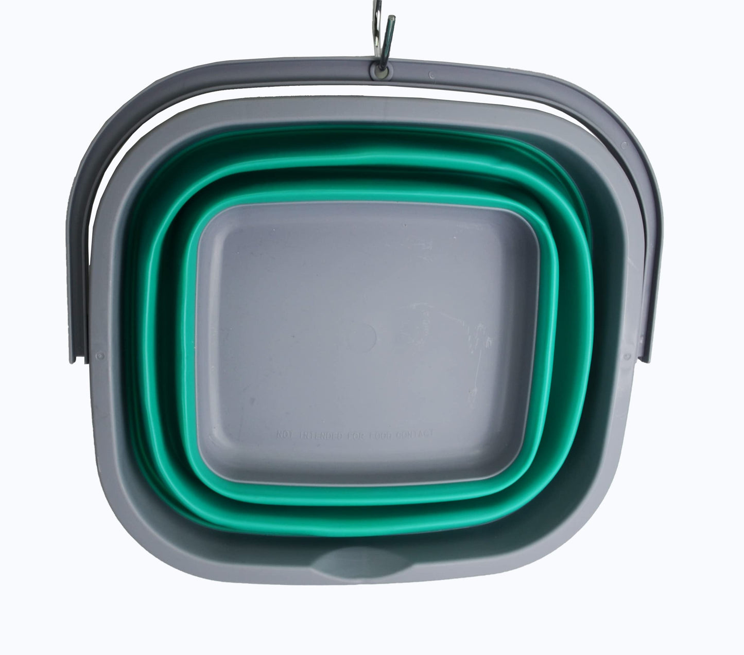 SAMMART 10L (2.6 Gallon) Collapsible Rectangular Handy Basket/Bucket