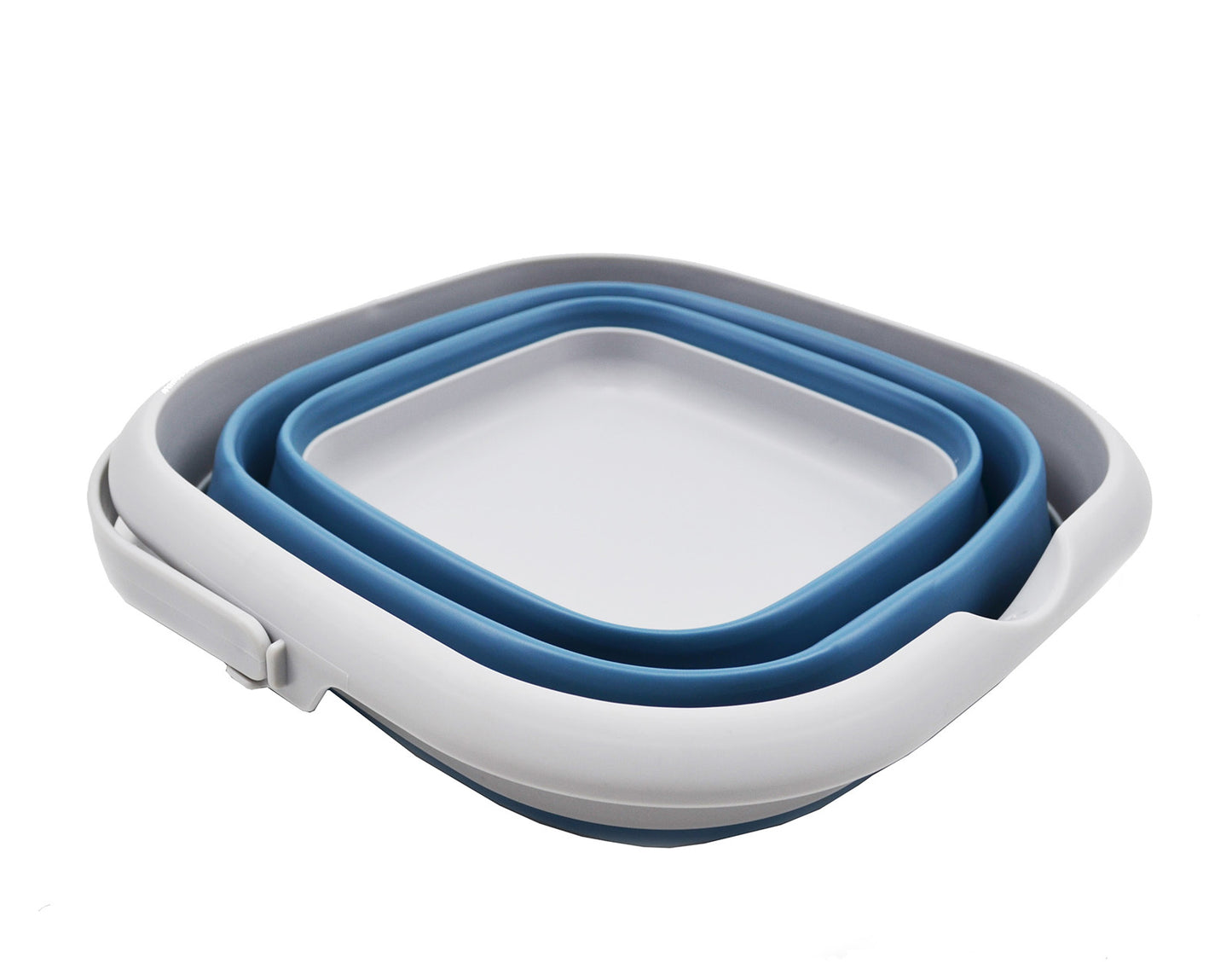 SAMMART 8.5L (2.2 Gallon) Collapsible Square Handy Bucket/Foldable SquareWater Pail/Portable Tub with Handle. Size 31x31cm