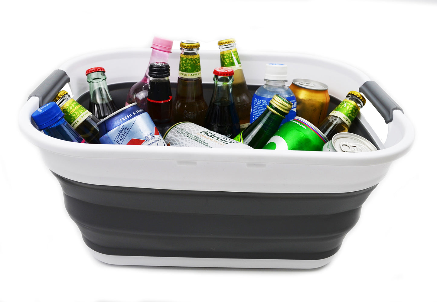 SAMMART 17.5L (4.6 Gallon) Collapsible/Foldable/Pop Up/Portable Washing Tub, Water Capacity 13.5L/3.5 Gallon