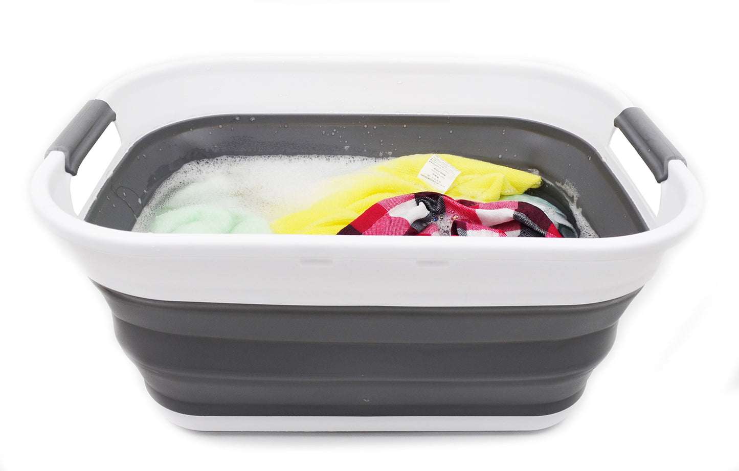 SAMMART 17.5L (4.6 Gallon) Collapsible/Foldable/Pop Up/Portable Washing Tub, Water Capacity 13.5L/3.5 Gallon