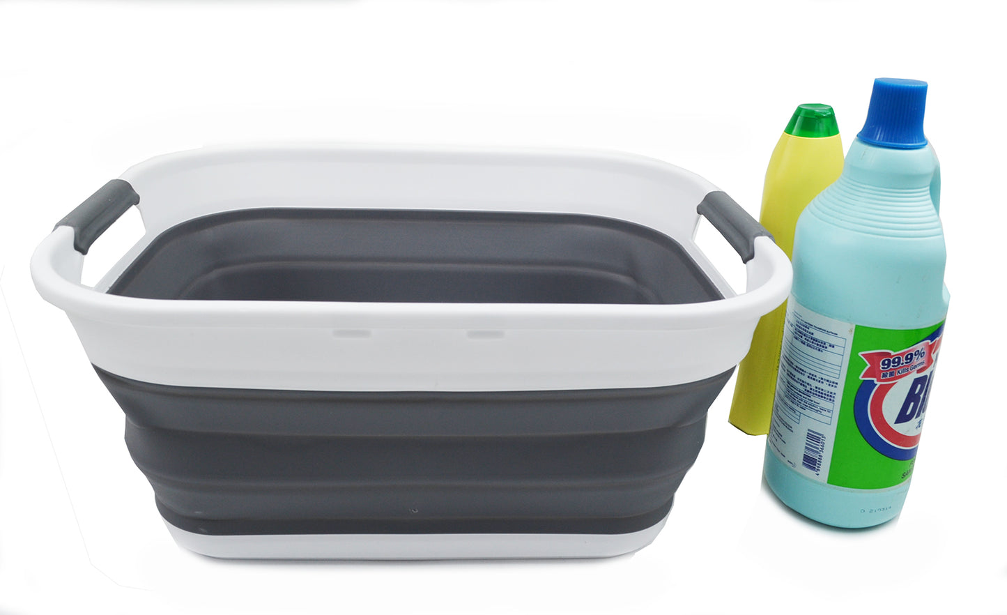 SAMMART 17.5L (4.6 Gallon) Collapsible/Foldable/Pop Up/Portable Washing Tub, Water Capacity 13.5L/3.5 Gallon