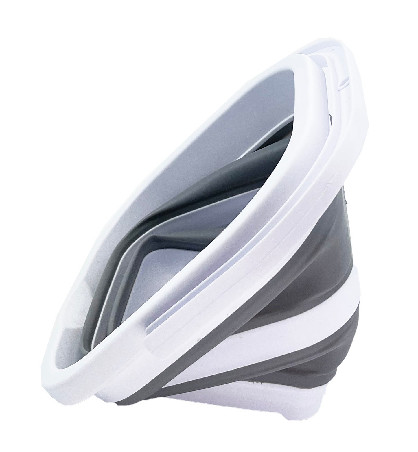 SAMMART Combo Collapsible Dish Drainer with Bucket - Space Saving, Camping Set, Picnic Set, Indoor or Outdoor use, Foldable Storage.