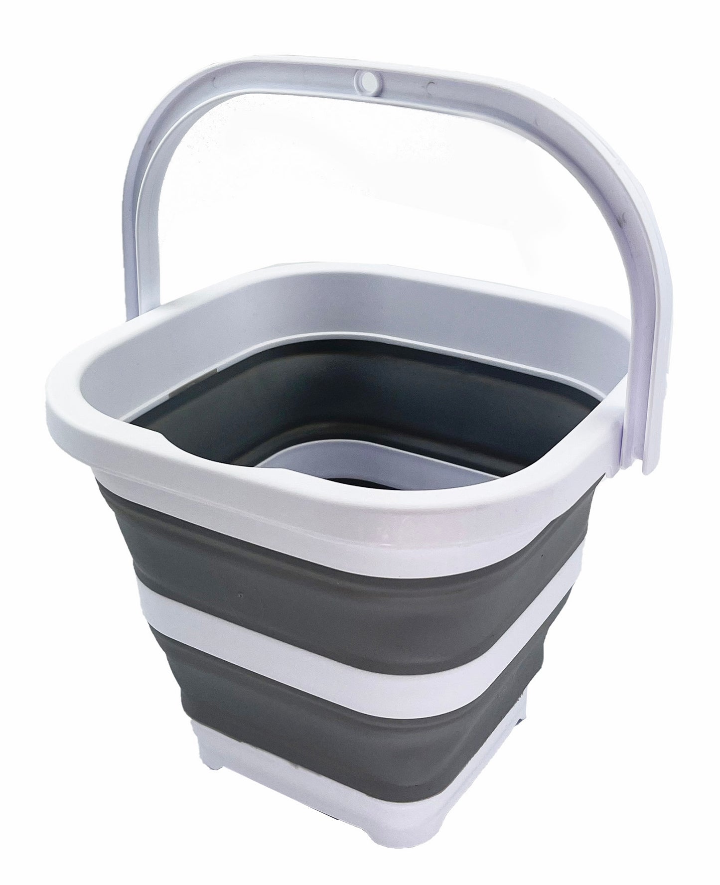 SAMMART Combo Collapsible Dish Drainer with Bucket - Space Saving, Camping Set, Picnic Set, Indoor or Outdoor use, Foldable Storage.