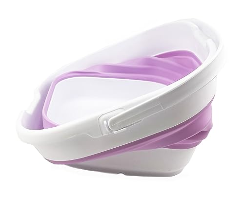 SAMMART 9.5L (2.5 Gallon) Collapsible Rectangular Handy Basket/Bucket