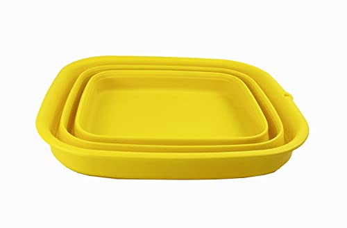 SAMMART 15L (3.9 gallons) Collapsible Plastic Washing Tub - Foldable Washtub - Portable Washing Basin - Space Saving Easy Storage