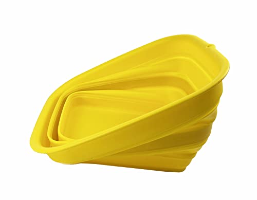 SAMMART 15L (3.9 gallons) Collapsible Plastic Washing Tub - Foldable Washtub - Portable Washing Basin - Space Saving Easy Storage