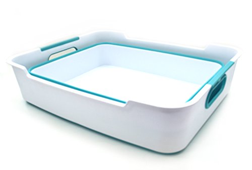 SAMMART Collapsible Laundry Basket/Tub - Foldable Storage Plastic Basket Organizer for Toys, Clothing or Laundry - Space Saving Storage Container/Hamper