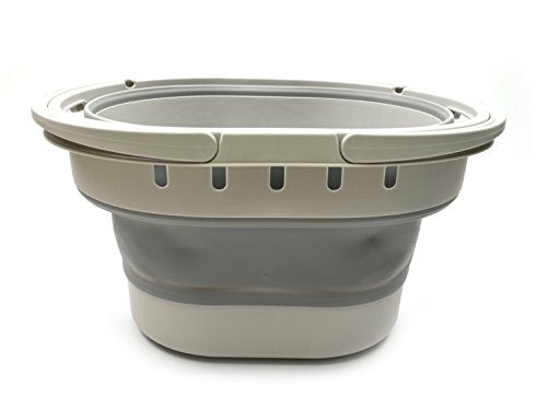 SAMMART Collapsible Laundry Basket - Foldable Pop Up Storage Container/Organizer - Portable Washing Tub - Space Saving Hamper/Basket