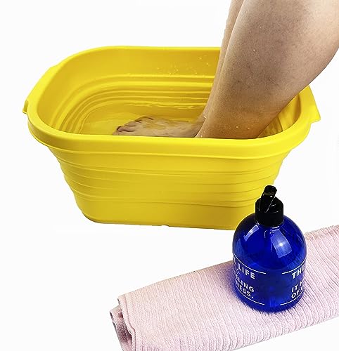 SAMMART 13L (3.4 Gallons) Collapsible Tub - Portable Outdoor Picnic Basket - Space Saving Storage Container