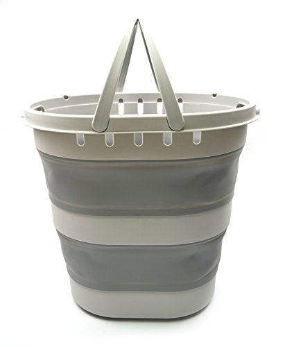 SAMMART Collapsible Laundry Basket - Foldable Pop Up Storage Container/Organizer - Portable Washing Tub - Space Saving Hamper/Basket