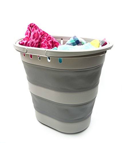 SAMMART Collapsible Laundry Basket - Foldable Pop Up Storage Container/Organizer - Portable Washing Tub - Space Saving Hamper/Basket