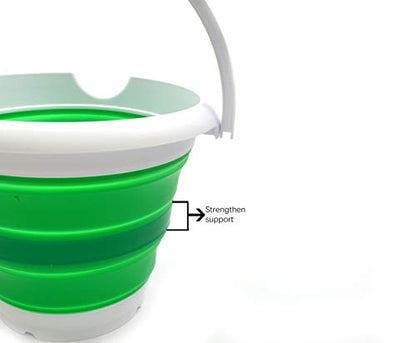 SAMMART Collapsible Plastic Bucket