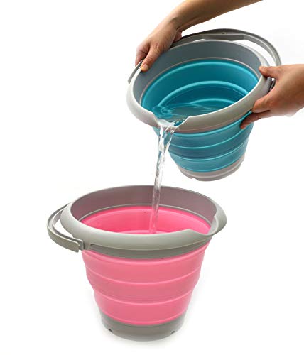 SAMMART Collapsible Plastic Bucket