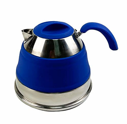 collapsible silicone outdoor camping kettle Collapsible 1.5L (4 Gallons) Silicone Kettle