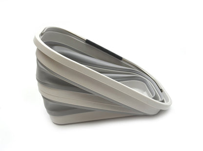 SAMMART Set of 2-20.8L (5.49Gallon) Collapsible Rectangular Handy Basket/Bucket