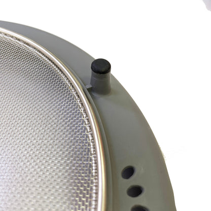 SAMMART Stainless Steel Colander Strainer Plates, Self-draining Fruit/Cold Noodles Dishes