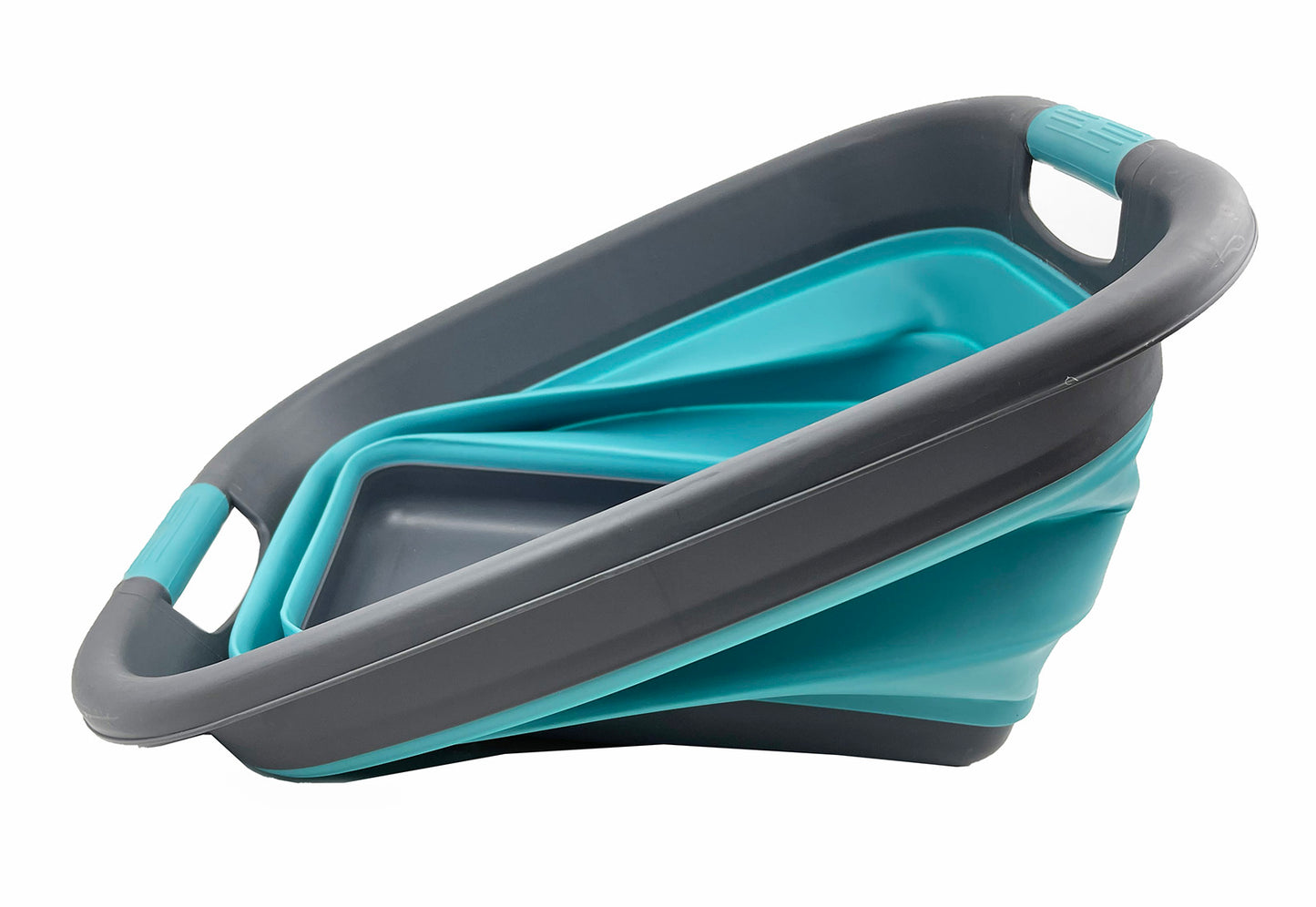 SAMMART 25L (6.6 Gallon) Collapsible Laundry Basket/Tub - Foldable Storage Container/Organizer, Water Capacity: 20L