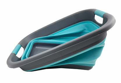 SAMMART 25L (6.6 Gallon) Collapsible Laundry Basket/Tub - Foldable Storage Container/Organizer, Water Capacity: 20L