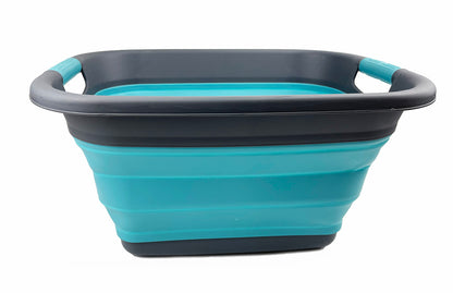 SAMMART 25L (6.6 Gallon) Collapsible Laundry Basket/Tub - Foldable Storage Container/Organizer, Water Capacity: 20L