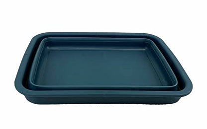 SAMMART 7L (1.85 Gallon) Collapsible Tub - Foldable Dish Tub - Portable Washing Basin - Space Saving Plastic Washtub